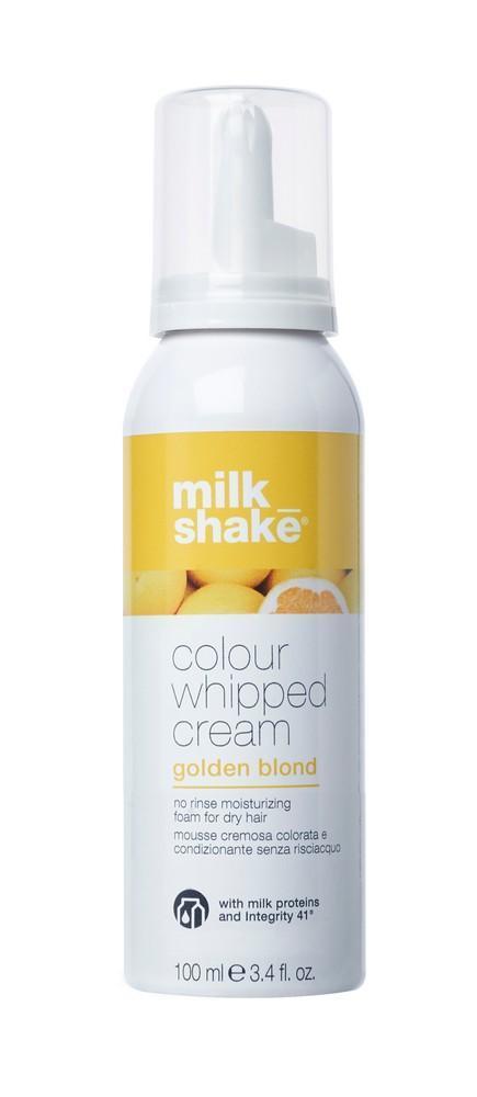 Пена кондиционер с пигментом (золотой блонд) / Milk Shake color whipped cream golden blond