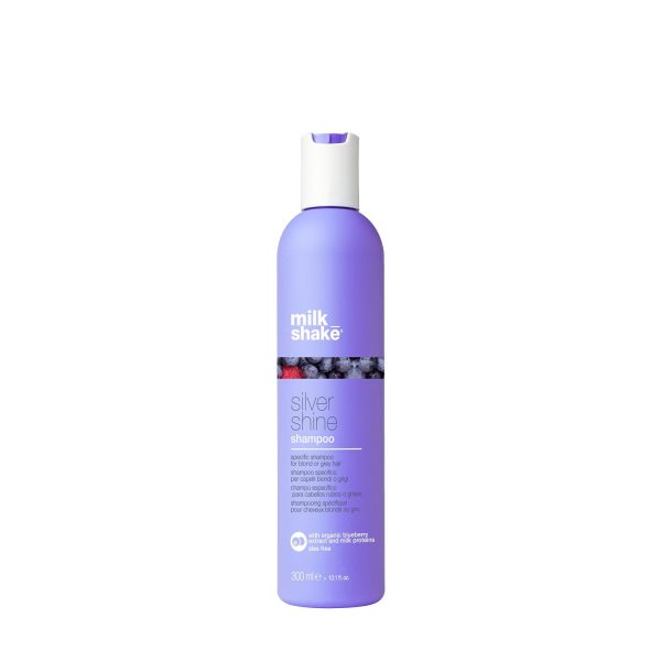 Пигментированный шампунь для осветленных и седых волос / Milk Shake silver shine 300 мл
